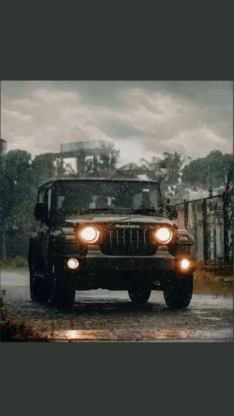 Mahindra Thar | Jeep wallpaper, Mahindra thar, Black thar jeep wallpaper