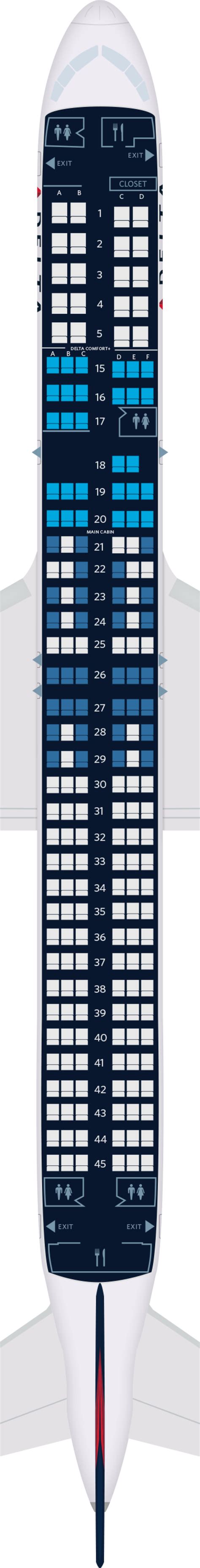 Seat Map Boeing 757 300 Delta Airlines Best Seats In Plane | Porn Sex ...