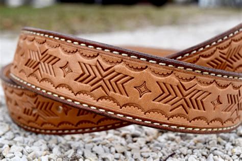 Tooled western Belt- Sedona Style | Leather, Leather belts, Western belts