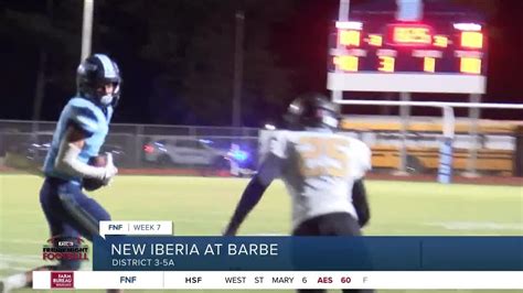 FNF 2023 Week 7 - New Iberia vs Barbe - YouTube