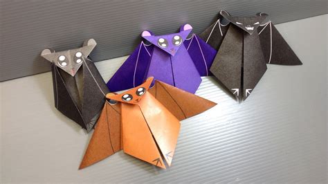 Origami Halloween Bat - Print Your Own Paper!