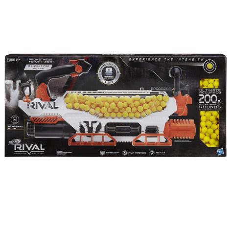 Nerf Rival Blaster Prometheus MXVIII-20K - Fires 8 Rounds Per Second ...