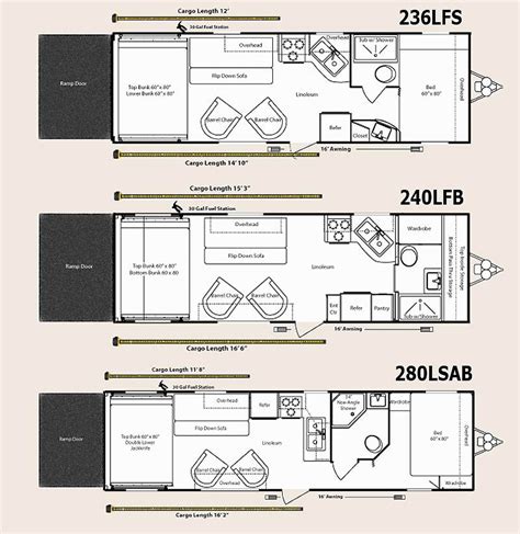 Drv Toy Hauler Floor Plans | Printable Templates Free