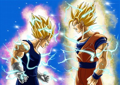 Introducir 70+ imagen goku ssj2 vs majin vegeta ssj2 - Viaterra.mx