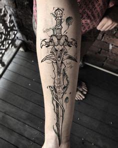 Photo - Lich King Sword tattoo by Merr Ink | Photo 25545 | Sword tattoo ...