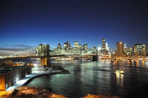 Aerial photography of building and bridge, brooklyn bridge HD wallpaper ...