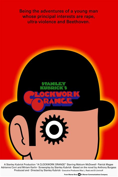 A Clockwork Orange Movie Poster Digital Download & Print | Etsy