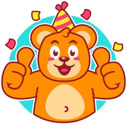 Celebration Stickers - Free animals Stickers