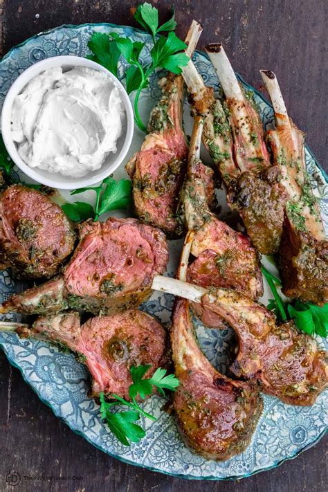 Mediterranean Garlic Herb Crusted Rack of Lamb | The Mediterranean Dish