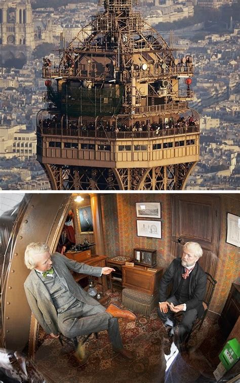 The top-floor apartment of the eiffel Tower. | Eyfel kulesi, Ünlüler, İkon