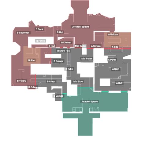 Icebox Map Callouts - Valorant Tracker Database