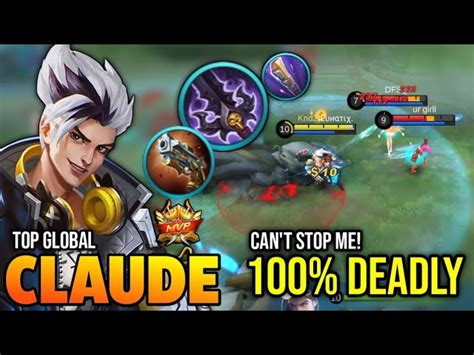 CLAUDE BEST BUILD 2022 | TOP GLOBAL CLAUDE GAMEPLAY | MOBILE LEGENDS ...