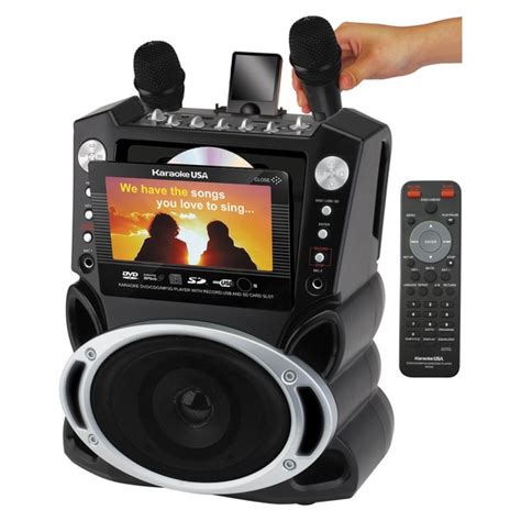 Shop Karaoke GF829 DVD/CD+G/MP3+G Karaoke System with 7" TFT Color ...