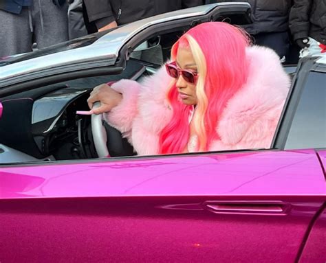 Nicki Minaj Goes All Pink in a Wrapped Lamborghini Aventador SVJ ...