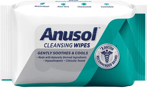 Products | ANUSOL™ CLEANSING WIPES