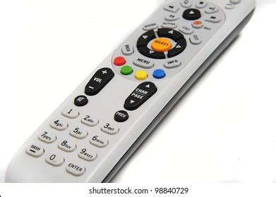 Remote Control Satellite Television Stock Photo (Edit Now) 98840729