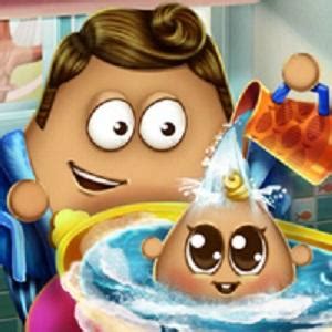 Pou Baby Bathing - Play Pou Baby Bathing on Freegamesonline.games