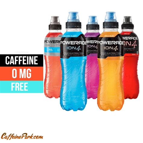 Powerade Caffeine Content: Does have Caffeine?