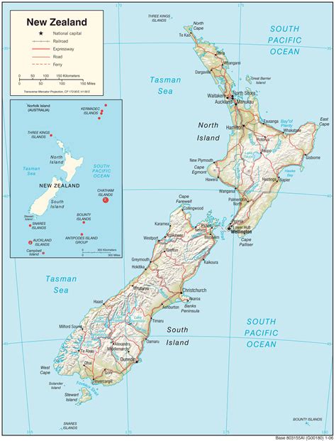 New Zealand Map - Fotolip