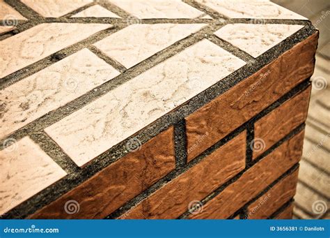 Brick Wall Corner Detail Stock Image - Image: 3656381