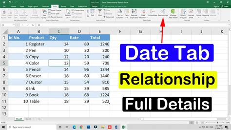 Excel Relationships | How To Use Relationships In Excel | Excel Data ...