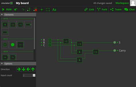 Online Logic Gate Simulator