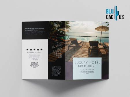 Luxury Hotel Brochure Template | BluCactus New York, Dallas