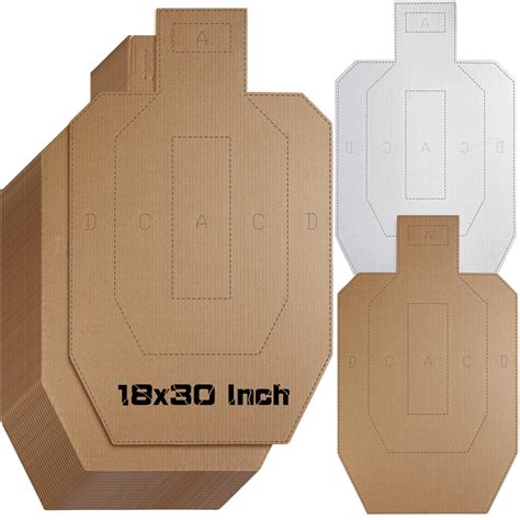 Buy 60 Sheets Cardboard Targets Shooting Range Shooting Targets ...