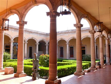 Interior courtyard of the Museo de Aguascalientes, Mexico Photo