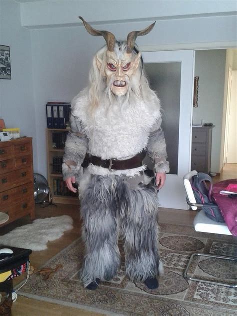 Krampus costume | Krampus, Costumes, Halloween face