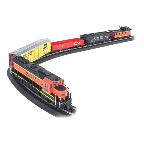 Bachmann Trains HO Scale Rail Chief BNSF Freight Ready To Run Electric ...