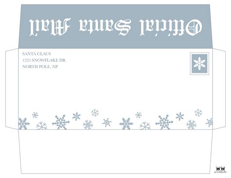 Santa Envelopes - Free Printables | Printabulls