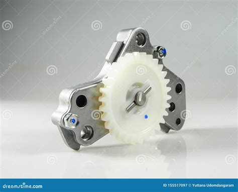 OIL PUMP Engine Motorcycle Spare Part Stock Image - Image of motorcycle ...