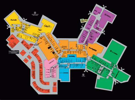 Center Map For Tampa Premium Outlets® - A Shopping Center In Lutz ...