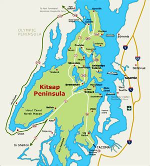 Map Of Key Peninsula Washington State - London Top Attractions Map