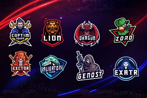 Esports Logo Creator v3 | Creative Logo Templates ~ Creative Market