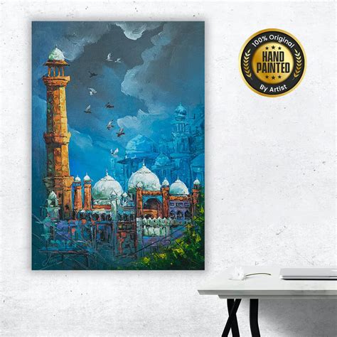 Badshahi Mosque Paintings | Artistic Masterpieces by Agwa Gallery