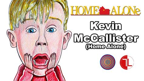 Kevin McCallister Caricature (Home Alone) - Speed Drawing - YouTube