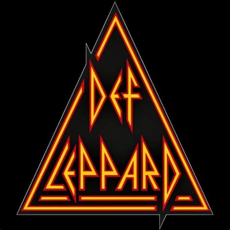 Def Leppard Logo | Logos de bandas, Carteles de banda, Cráneos pintados