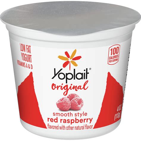 Yoplait® Original Yogurt Single Serve Variety Pack Raspberry Peach 4 oz ...