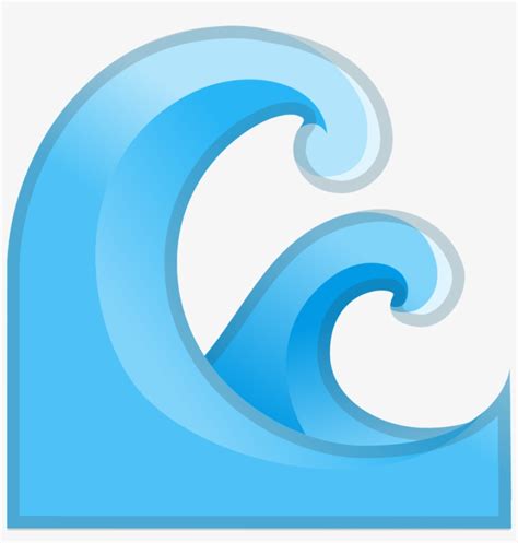 Download Water Wave Icon - Ola Emoji | Transparent PNG Download | SeekPNG