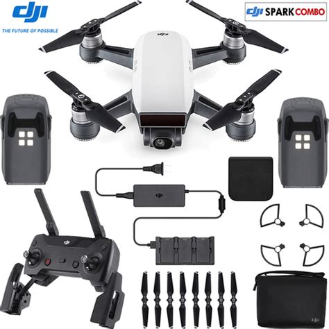 DJI SPARK Fly More Drone Combo Alpine White - CP.PT.000899 (OPEN BOX ...