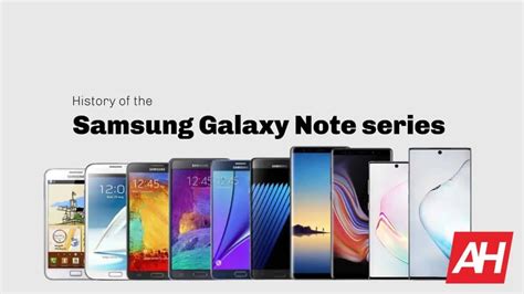 History Of The Samsung Galaxy Note Series