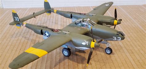 NYA Lockheed P-38 F/G Lightning -- Plastic Model Airplane Kit -- 1/48 ...