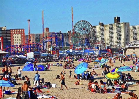 Coney Island Beach Photograph by Joan Reese - Pixels