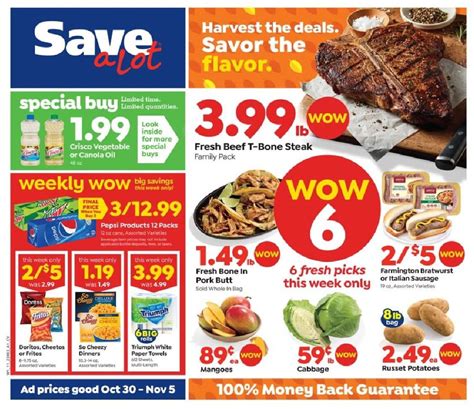 Save A Lot Ad Oct 30 - Nov 5, 2019 - WeeklyAds2