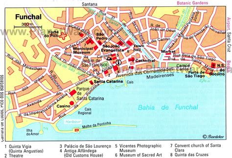 Funchal Town Map