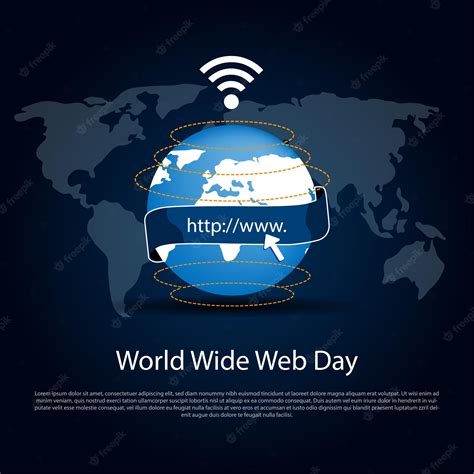 Premium Vector | World wide web day