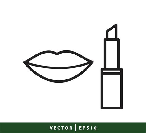 Lipstick icon vector logo design template 9458374 Vector Art at Vecteezy