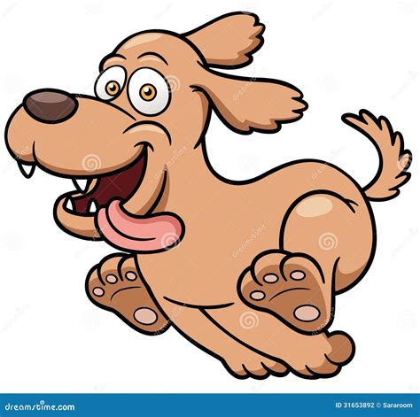 Cartoon Dog Running Stock Photography - Image: 31653892